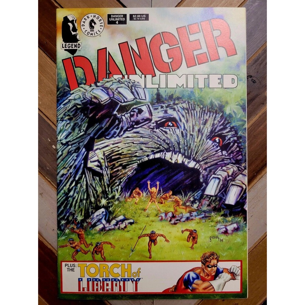 Danger Unlimited #4 (Dark Horse/Legend 1994) John Byrne + Torch of Liberty Story